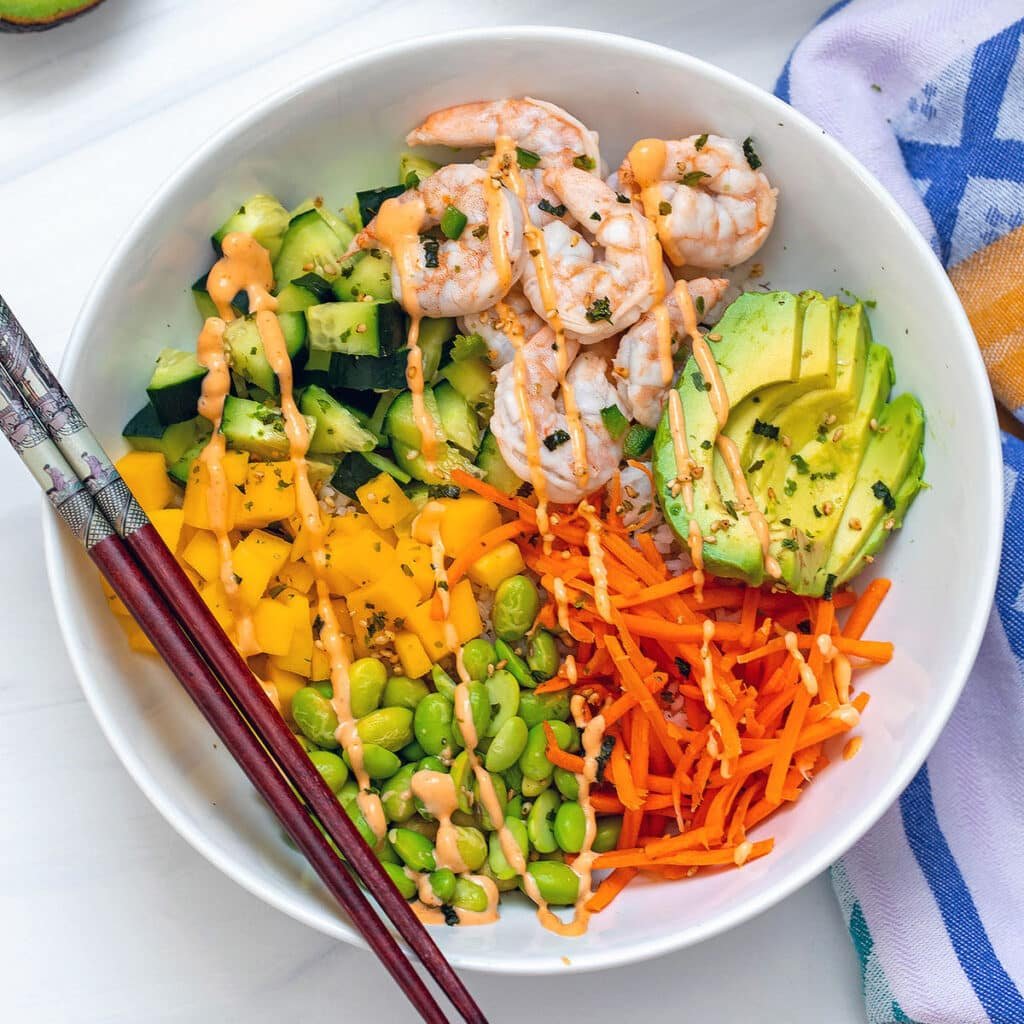 Shrimp Poke Bowl
